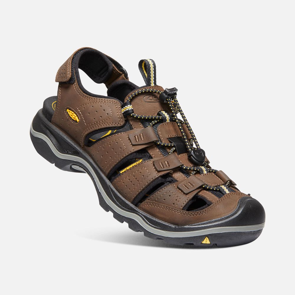 Sandalias Trekking Keen Mexico Marrom - Hombre Rialto Ii - LJ0397826